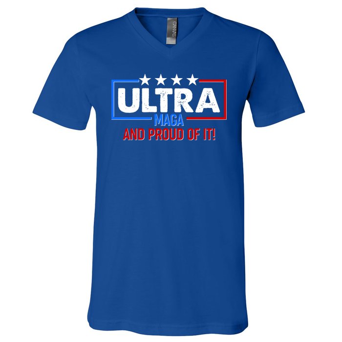 Ultra Maga And Proud Of It V-Neck T-Shirt