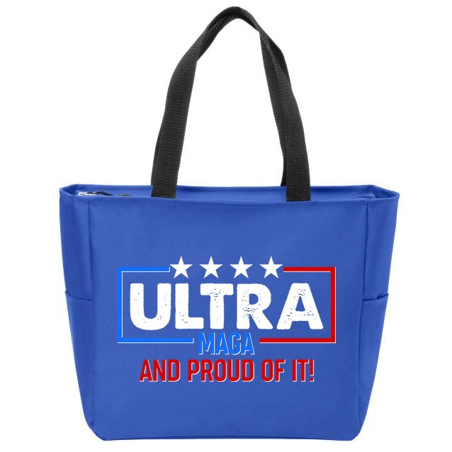 Ultra Maga And Proud Of It Zip Tote Bag