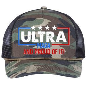 Ultra Maga And Proud Of It Retro Rope Trucker Hat Cap