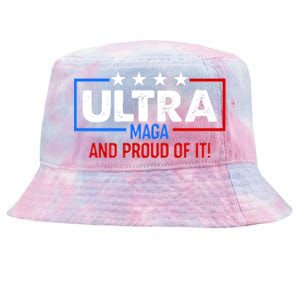 Ultra Maga And Proud Of It Tie-Dyed Bucket Hat