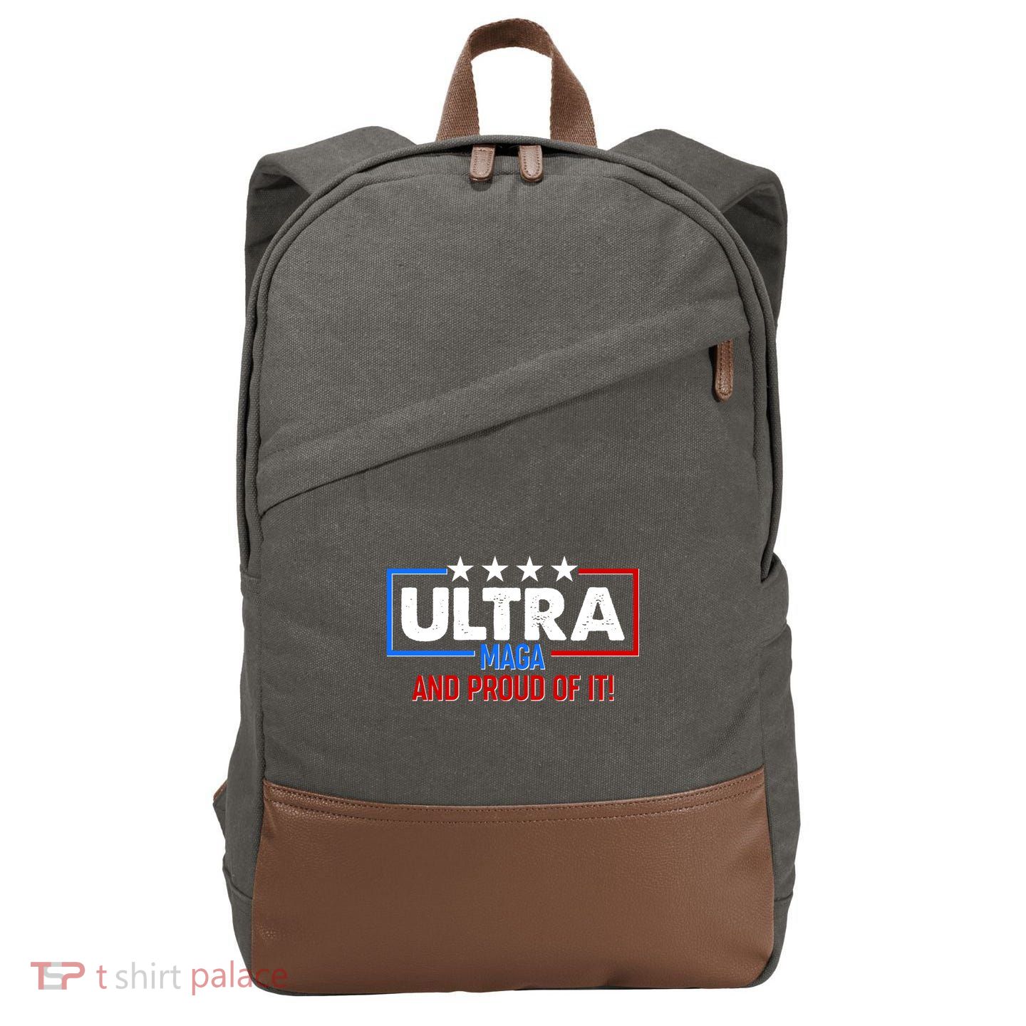 Ultra Maga And Proud Of It Cotton Canvas Backpack