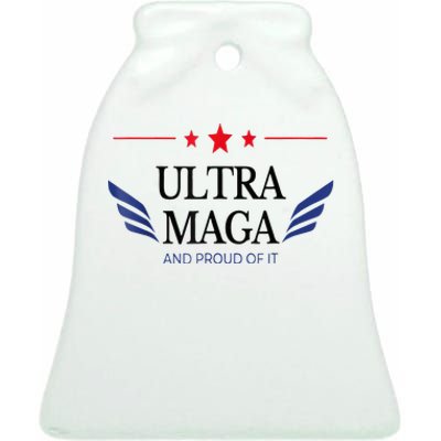 Ultra Mega And Proud Of It Ceramic Bell Ornament