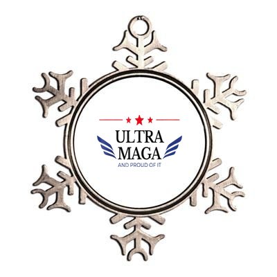 Ultra Mega And Proud Of It Metallic Star Ornament