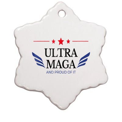 Ultra Mega And Proud Of It Ceramic Star Ornament