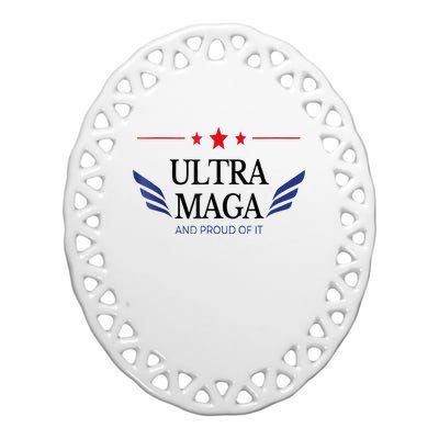 Ultra Mega And Proud Of It Ceramic Oval Ornament