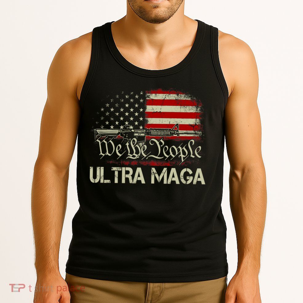 Ultra MAGA American Flag We The People 1776 Tank Top