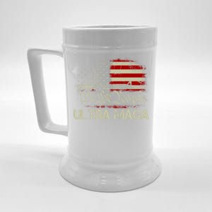 Ultra MAGA American Flag We The People 1776 Beer Stein