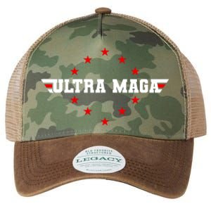 Ultra MAGA Anti Biden Parody Trump 2024 Legacy Tie Dye Trucker Hat