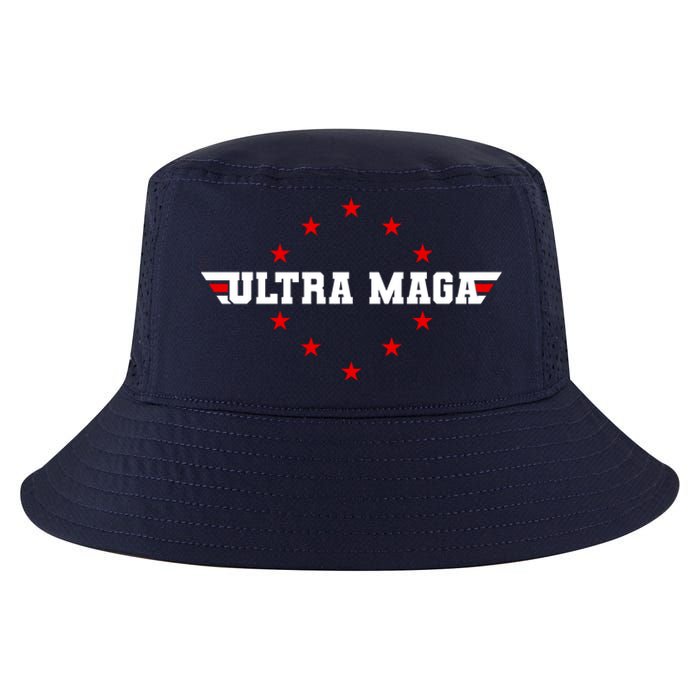 Ultra MAGA Anti Biden Parody Trump 2024 Cool Comfort Performance Bucket Hat