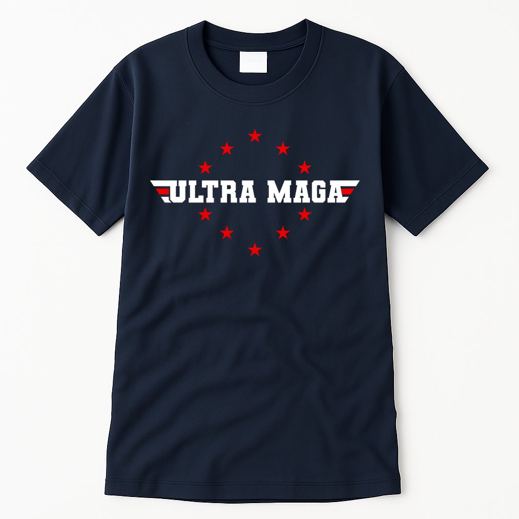 Ultra MAGA Anti Biden Parody Trump 2024 Tall T-Shirt