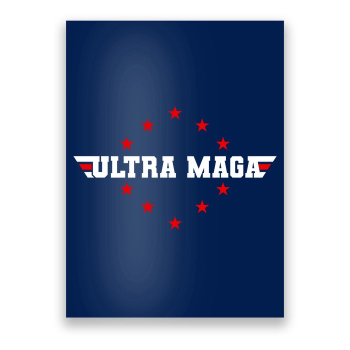 Ultra MAGA Anti Biden Parody Trump 2024 Poster