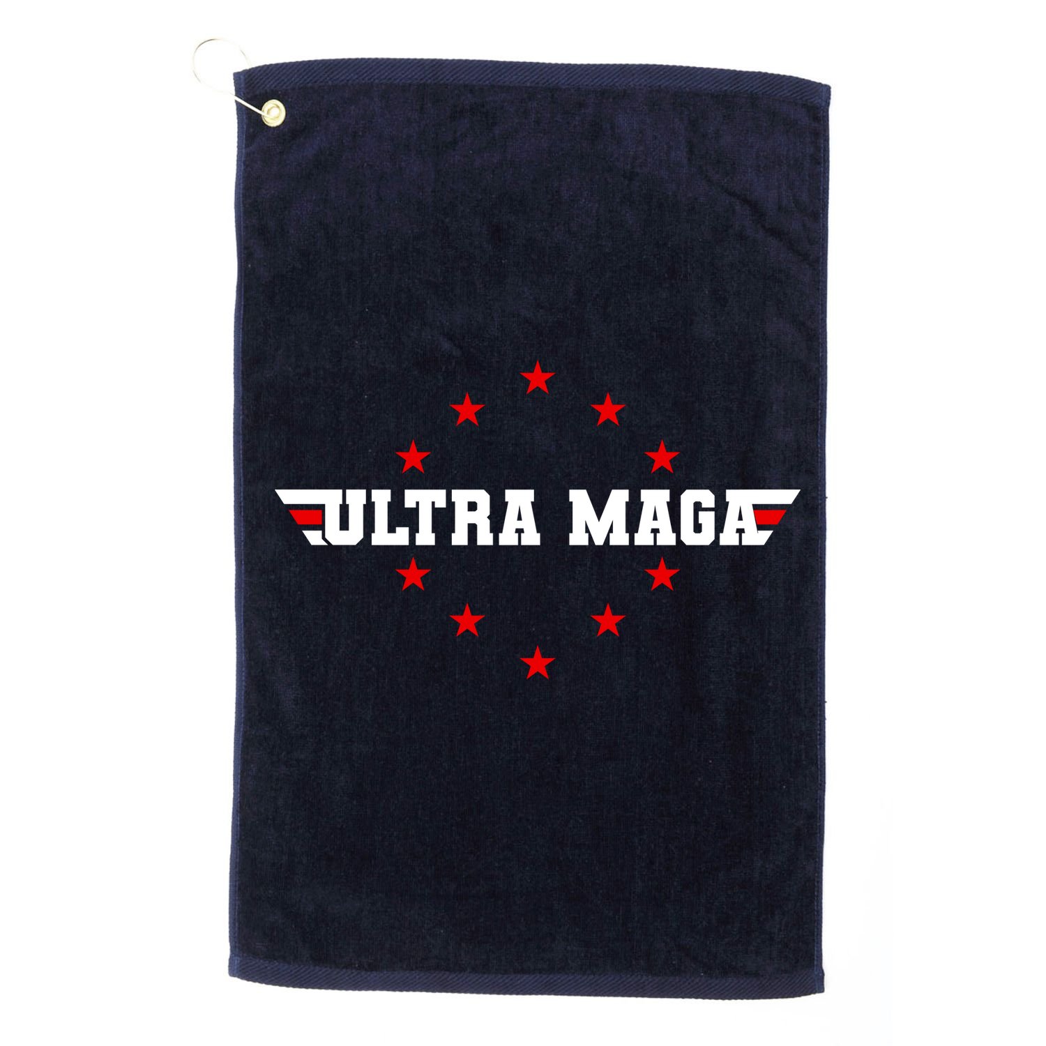Ultra MAGA Anti Biden Parody Trump 2024 Golf Towel