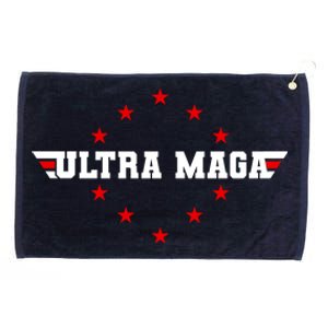 Ultra MAGA Anti Biden Parody Trump 2024 Grommeted Golf Towel