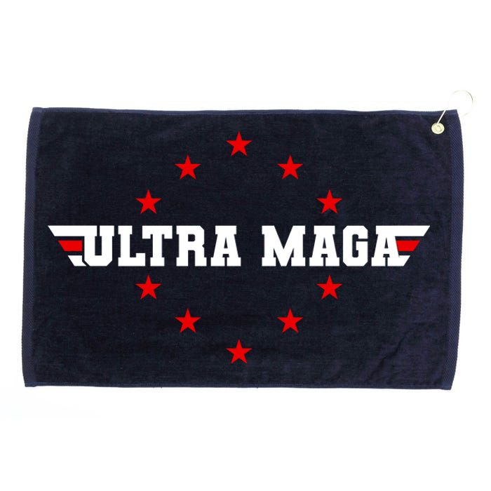 Ultra MAGA Anti Biden Parody Trump 2024 Grommeted Golf Towel