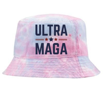 Ultra Maga And Proud Tie-Dyed Bucket Hat