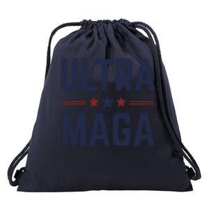 Ultra Maga And Proud Drawstring Bag