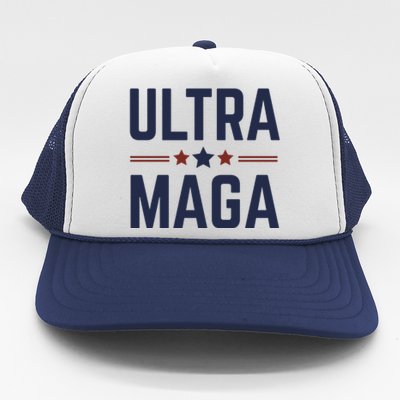 Ultra Maga And Proud Trucker Hat