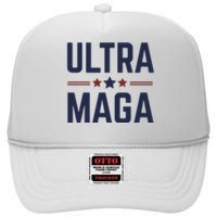 Ultra Maga And Proud High Crown Mesh Back Trucker Hat