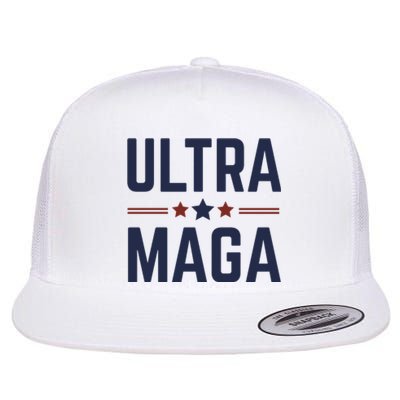 Ultra Maga And Proud Flat Bill Trucker Hat