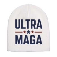 Ultra Maga And Proud Short Acrylic Beanie