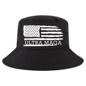 Ultra Maga American Flag Graphic Cool Comfort Performance Bucket Hat