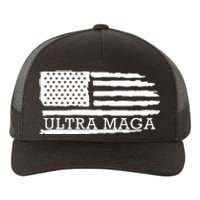 Ultra Maga American Flag Graphic Yupoong Adult 5-Panel Trucker Hat