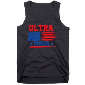 Ultra Maga American Flag Graphic Tank Top