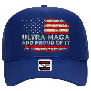 Ultra Mega And Proud Of It High Crown Mesh Back Trucker Hat