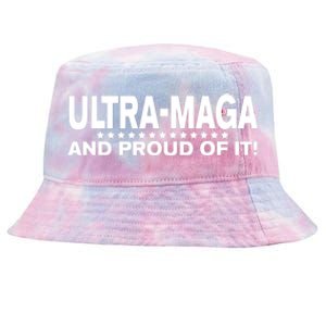 Ultra MAGA And Proud Of It Anti Biden Tie-Dyed Bucket Hat