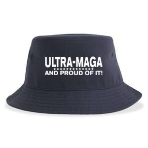 Ultra MAGA And Proud Of It Anti Biden Sustainable Bucket Hat