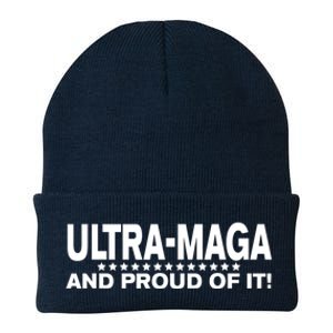 Ultra MAGA And Proud Of It Anti Biden Knit Cap Winter Beanie