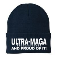 Ultra MAGA And Proud Of It Anti Biden Knit Cap Winter Beanie