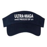 Ultra MAGA And Proud Of It Anti Biden Valucap Bio-Washed Visor