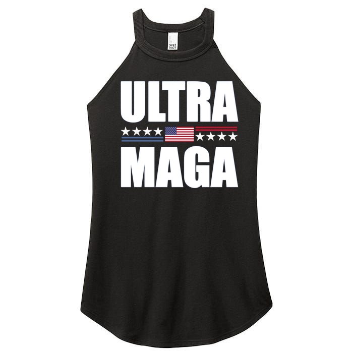 Ultra Maga American Flag Women’s Perfect Tri Rocker Tank