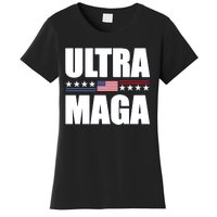 Ultra Maga American Flag Women's T-Shirt