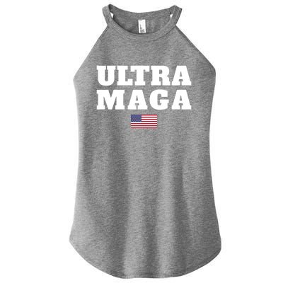 Ultra MAGA American Flag Women’s Perfect Tri Rocker Tank