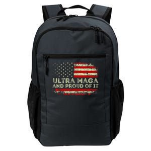 Ultra Mega And Proud Of It America Flag Design Daily Commute Backpack