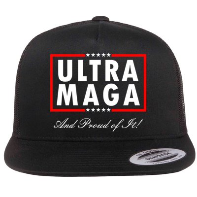 Ultra MAGA And Proud Of It Trump 2024 Anti Biden Flatbill Hat