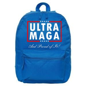 Ultra MAGA And Proud Of It Trump 2024 Anti Biden 16 in Basic Backpack