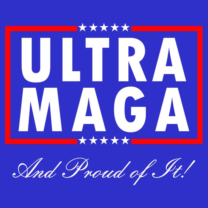 Ultra MAGA And Proud Of It Trump 2024 Anti Biden 16 in Basic Backpack