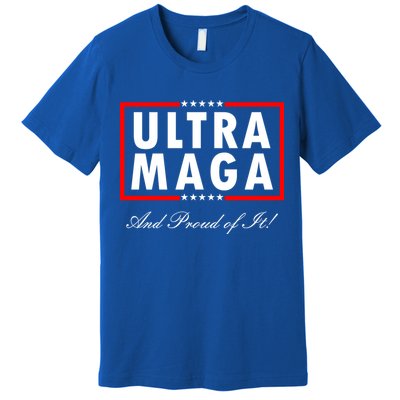 Ultra MAGA And Proud Of It Trump 2024 Anti Biden Premium T-Shirt