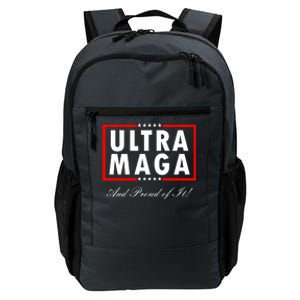 Ultra MAGA And Proud Of It Trump 2024 Anti Biden Daily Commute Backpack