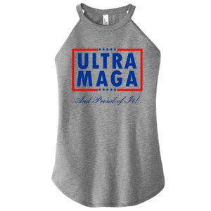 Ultra MAGA And Proud Of It Trump 2024 Anti Biden Women's Perfect Tri Rocker Tank