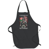 U.S. Military Afghanistan War Veteran Afghanistan Veteran Full-Length Apron With Pockets