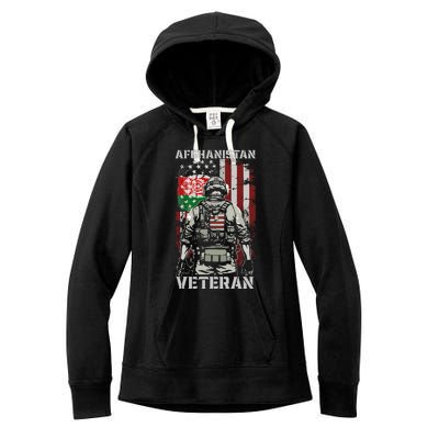 U.S. Military Afghanistan War Veteran Afghanistan Veteran Women's Fleece Hoodie