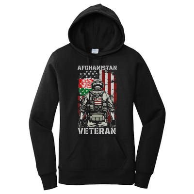 U.S. Military Afghanistan War Veteran Afghanistan Veteran Women's Pullover Hoodie