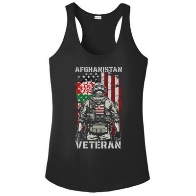 U.S. Military Afghanistan War Veteran Afghanistan Veteran Ladies PosiCharge Competitor Racerback Tank