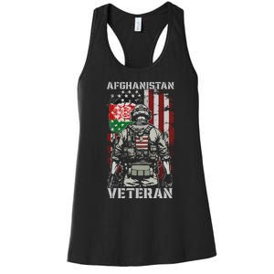 U.S. Military Afghanistan War Veteran Afghanistan Veteran Women's Racerback Tank