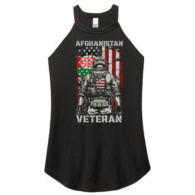 U.S. Military Afghanistan War Veteran Afghanistan Veteran Women’s Perfect Tri Rocker Tank