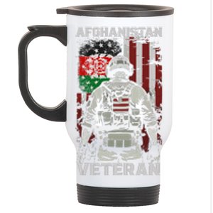 U.S. Military Afghanistan War Veteran Afghanistan Veteran Stainless Steel Travel Mug